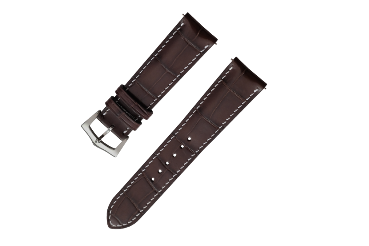 Nubuck Leather Strap (Rugged Brown)